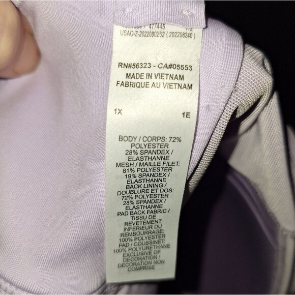 Nike Women's Swoosh Padded-Impact Dri-Fit Sports Bra Size 1X, NWOT - Picture 6 of 7